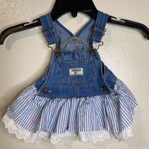Oshkosh denim overall dress